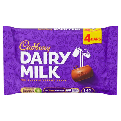 Cadbury Dairy Milk 4Pk 108.8G