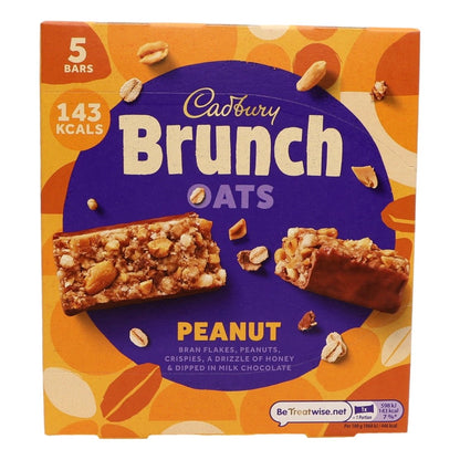 Cadbury Brunch Bar Peanut 5 Pack 160G