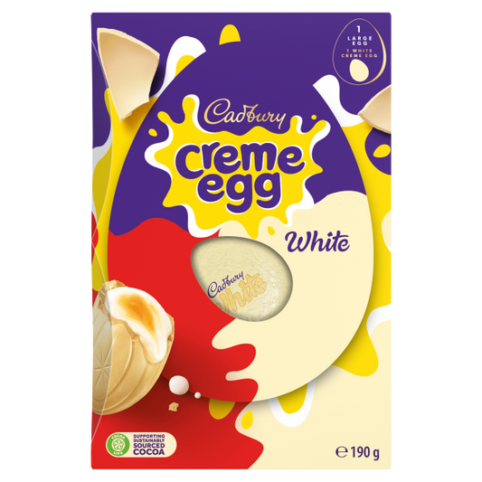 CADBURY WHITE CREME EGG TRADITIONAL EGG