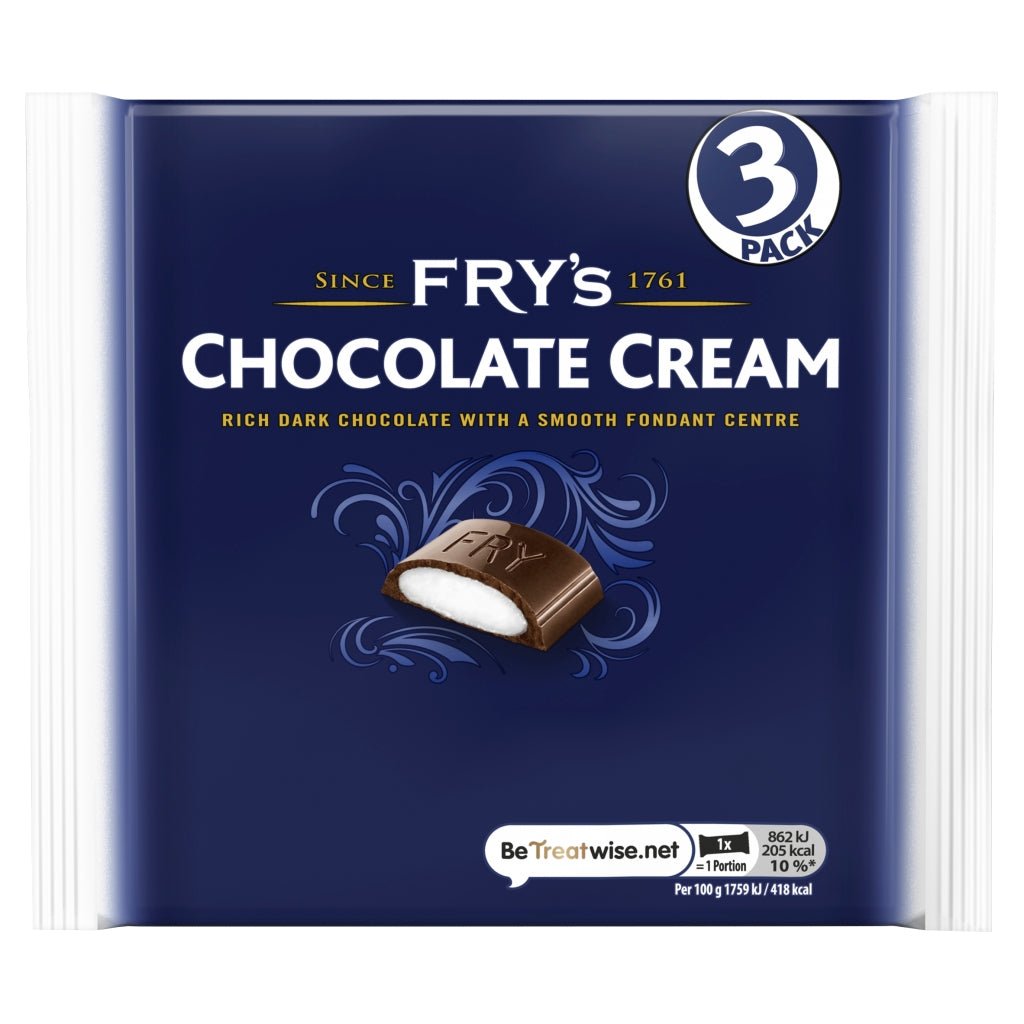 Buy Frys Chocolate Cream 3 Pack 147G online at Intamarque Wholesale – Trusted FMCG distributor