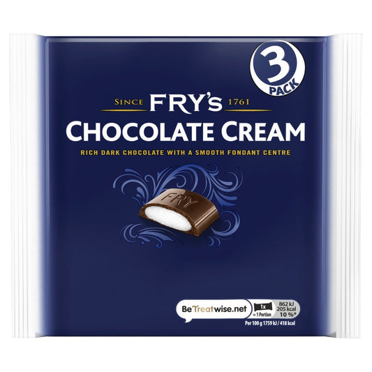 Buy Frys Chocolate Cream 3 Pack 147G online at Intamarque Wholesale – Trusted FMCG distributor