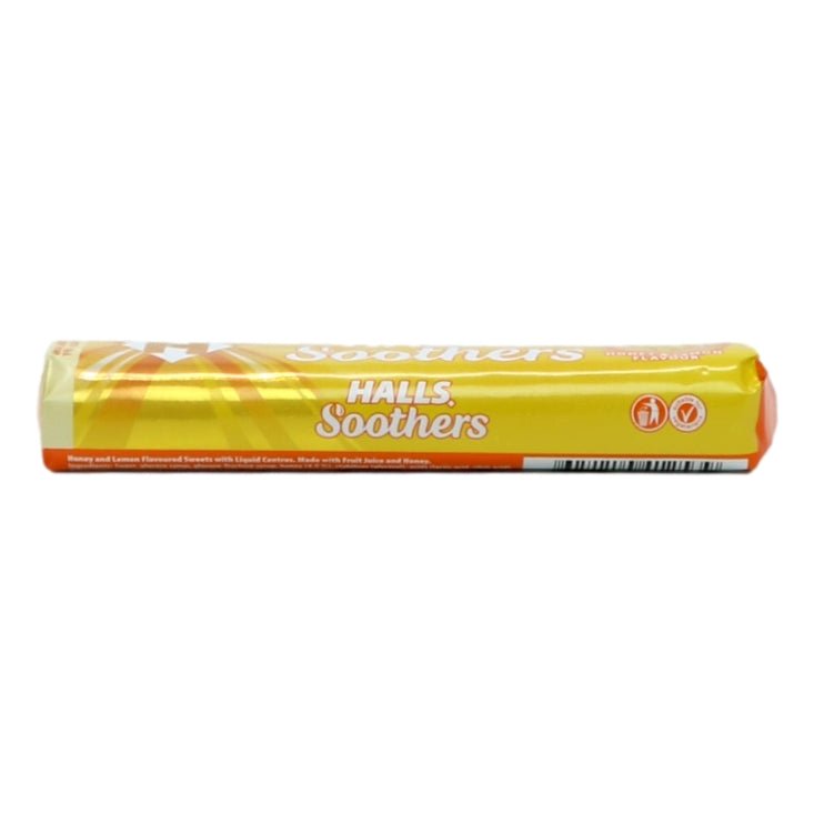 Halls Soothers Honey And Lemon 45g