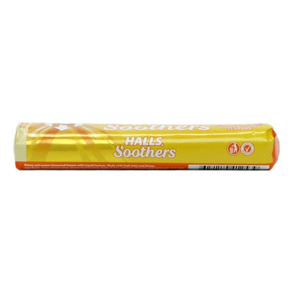 Halls Soothers Honey And Lemon 45g