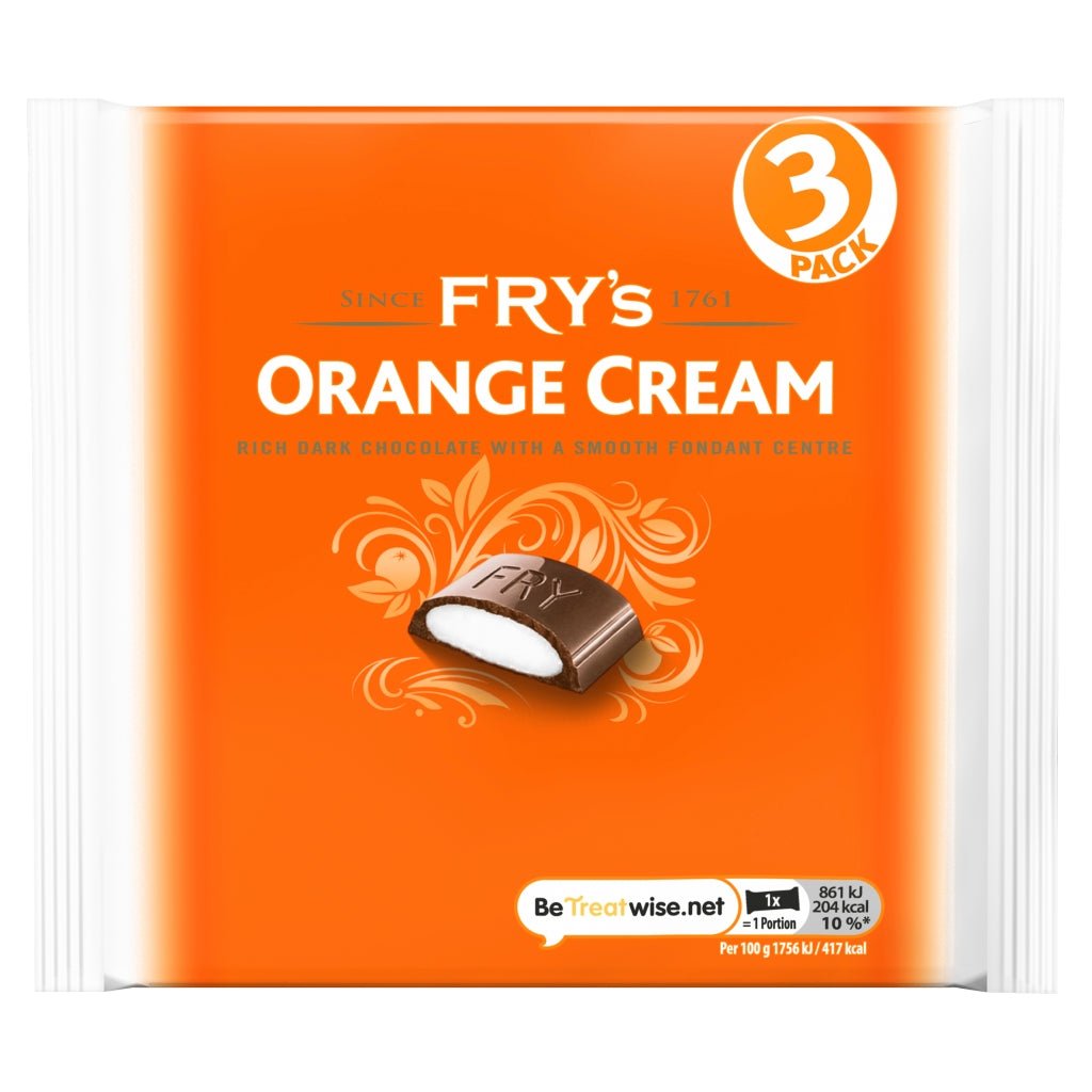Buy Frys Orange Cream 3 Pack 147G online at Intamarque Wholesale – Trusted FMCG distributor