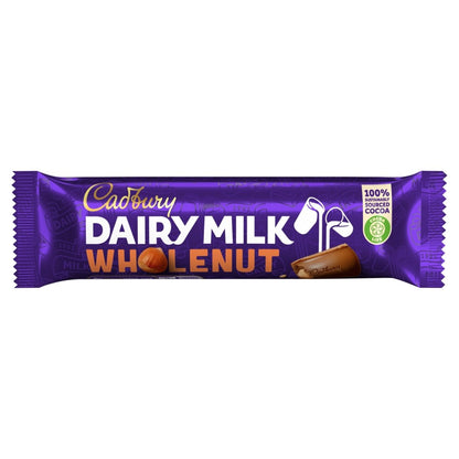 Buy Cadbury Dairy Milk Whole Nut Chocolate Bar 45g online at Intamarque Wholesale – Trusted FMCG distributor