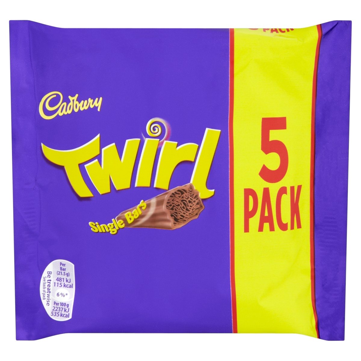 Cadbury Twirl Snacksize 5pk
