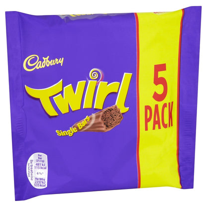 Cadbury Twirl Snacksize 5pk