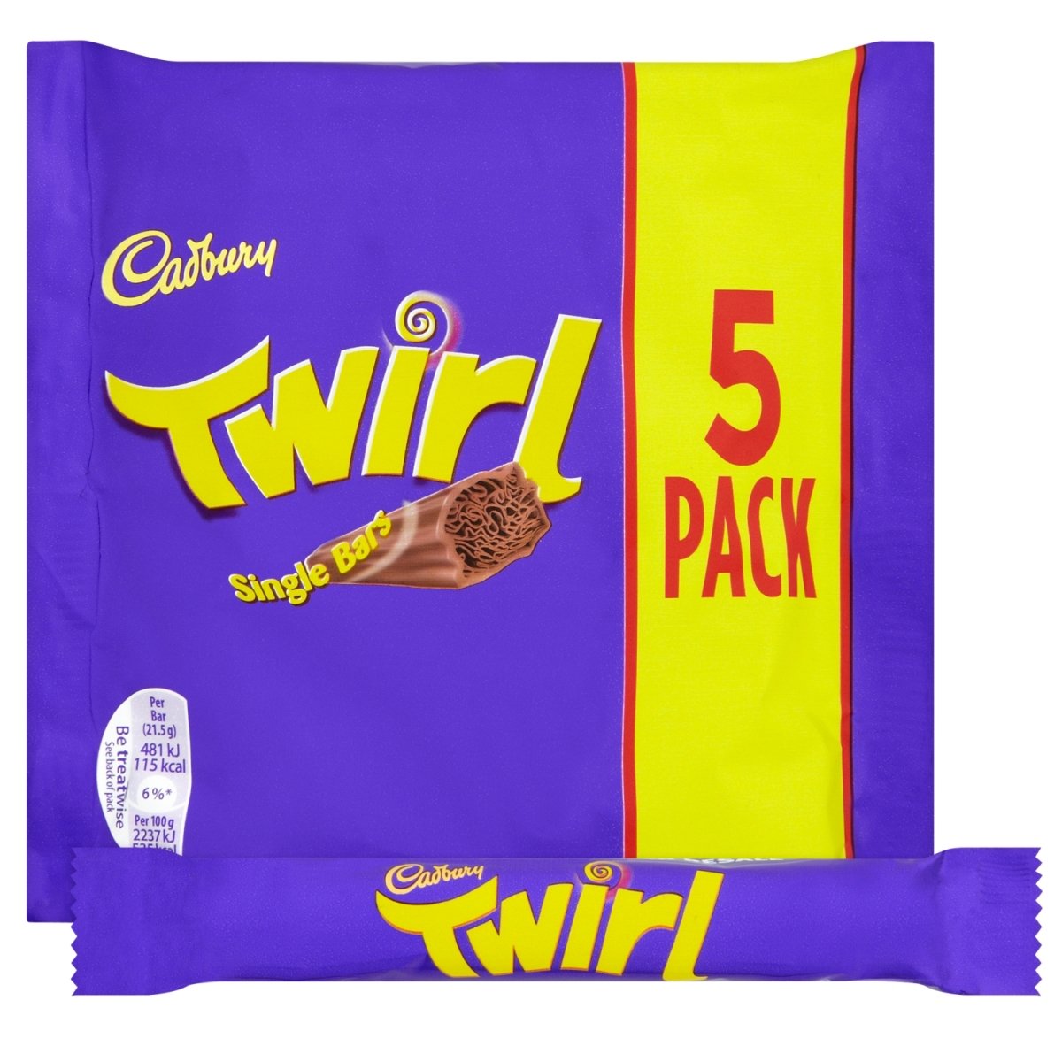 Cadbury Twirl Snacksize 5pk