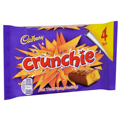 Cadbury Crunchie Snacksize 4pk
