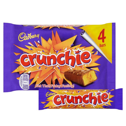 Cadbury Crunchie Snacksize 4pk