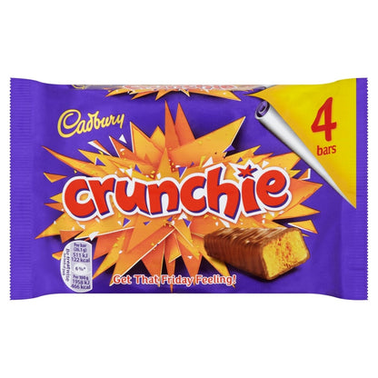Buy Cadbury Crunchie Snacksize 4pk online at Intamarque Wholesale – Trusted FMCG distributor