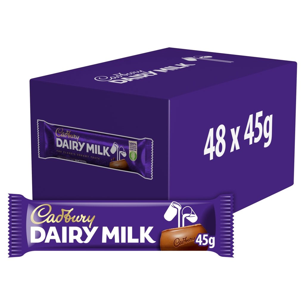 Cadbury Dairy Milk Chocolate Bar 45 Gr