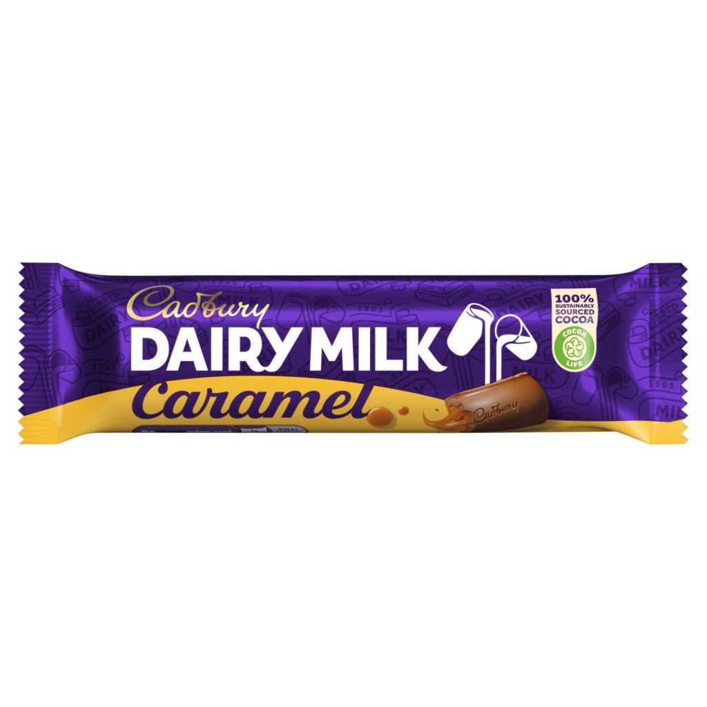 Buy Cadbury Dairy Milk Caramel  45g online at Intamarque Wholesale – Trusted FMCG distributor