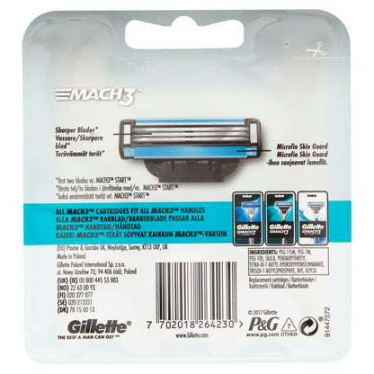 Gillette Mach 3 Blades 4's