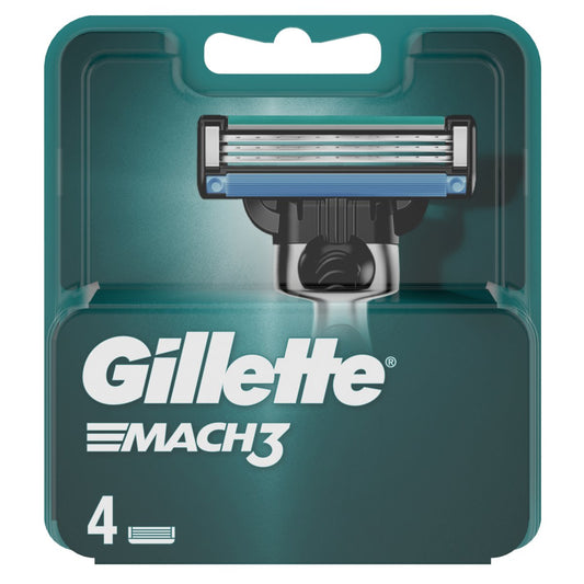 Buy Gillette Mach 3 Blades 4's online at Intamarque Wholesale – Trusted FMCG distributor