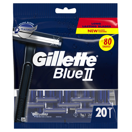 Gillette Blue II 20s Disposable Razor