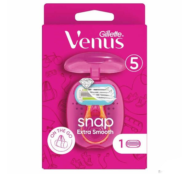 Gillette Venus Snap Razor With Pink Case