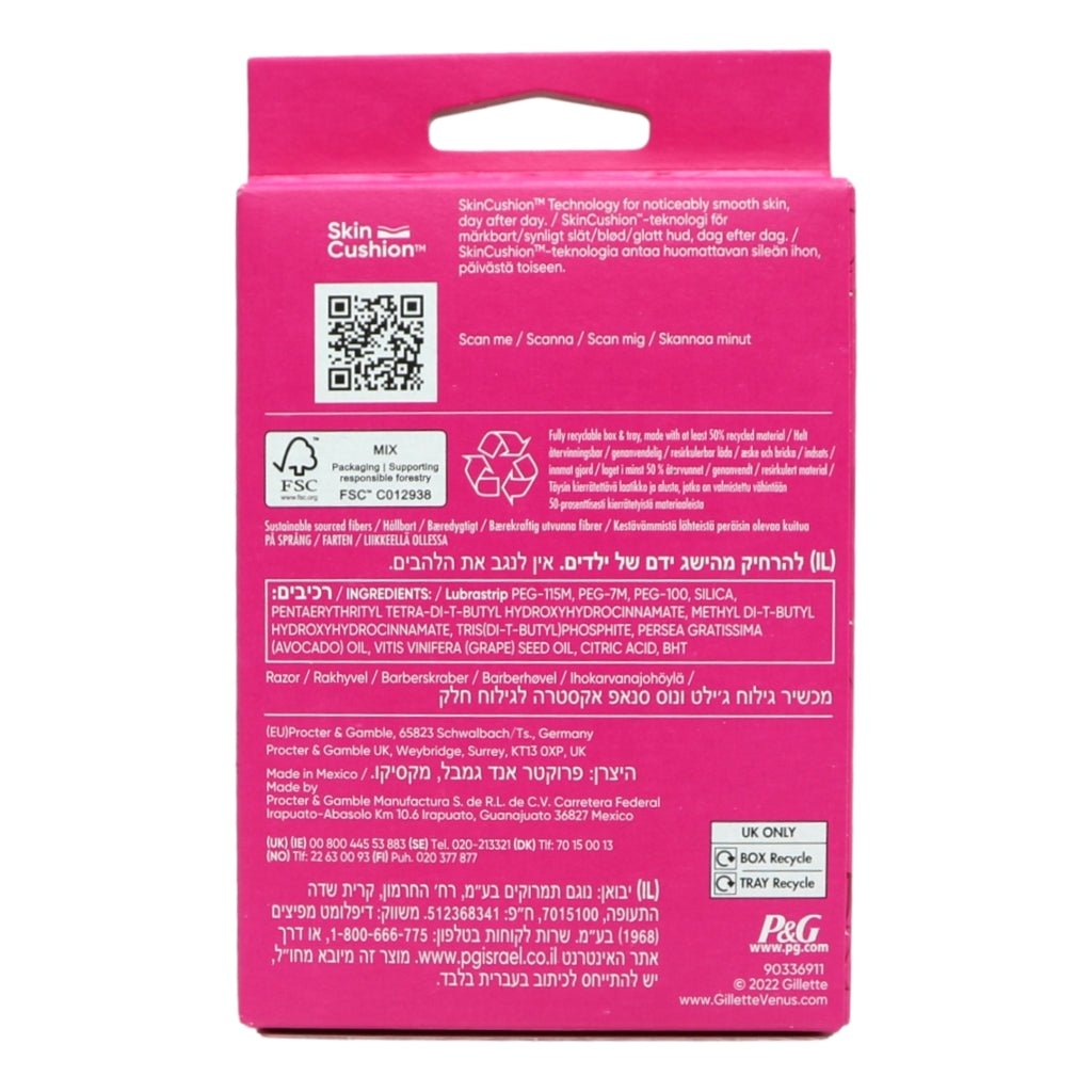 Gillette Venus Snap Razor With Pink Case