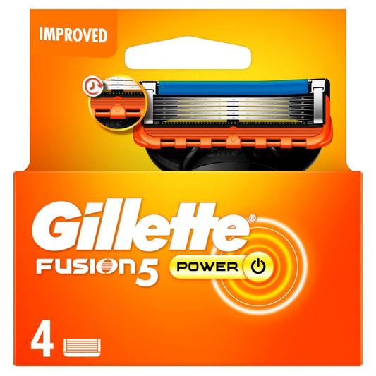 Buy Gillette Fusion Power Blades 4's online at Intamarque Wholesale – Trusted FMCG distributor