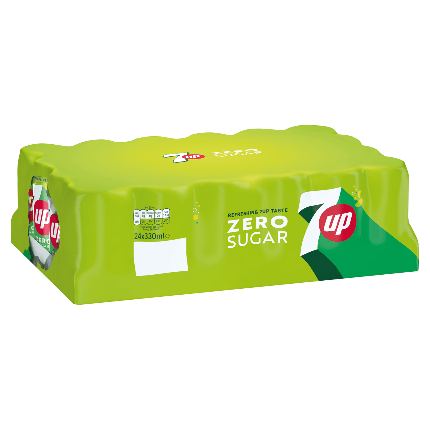 7UP Zero Sugar 24 x 330ml (8.3kg) - UK Food & Drink - 4060800309839