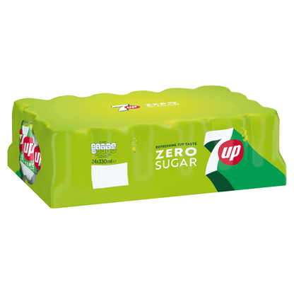 7UP Zero Sugar 24 x 330ml (8.3kg) - UK Food & Drink - 4060800309839