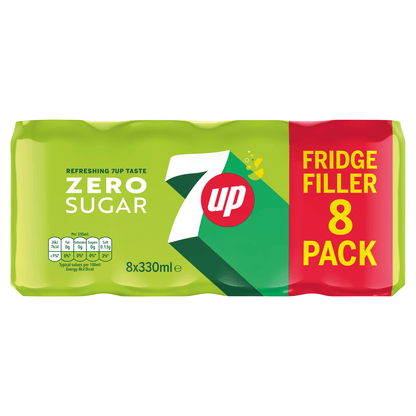 7UP Zero Sugar 8 x 330ml - UK Food & Drink - 4060800310125