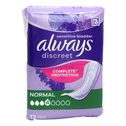 Always Discreet Pads 12s  Normal