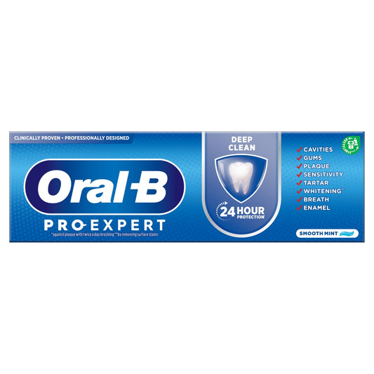 Oral B Toothpaste Pro Expert 75ml Deep Clean Smooth Mint