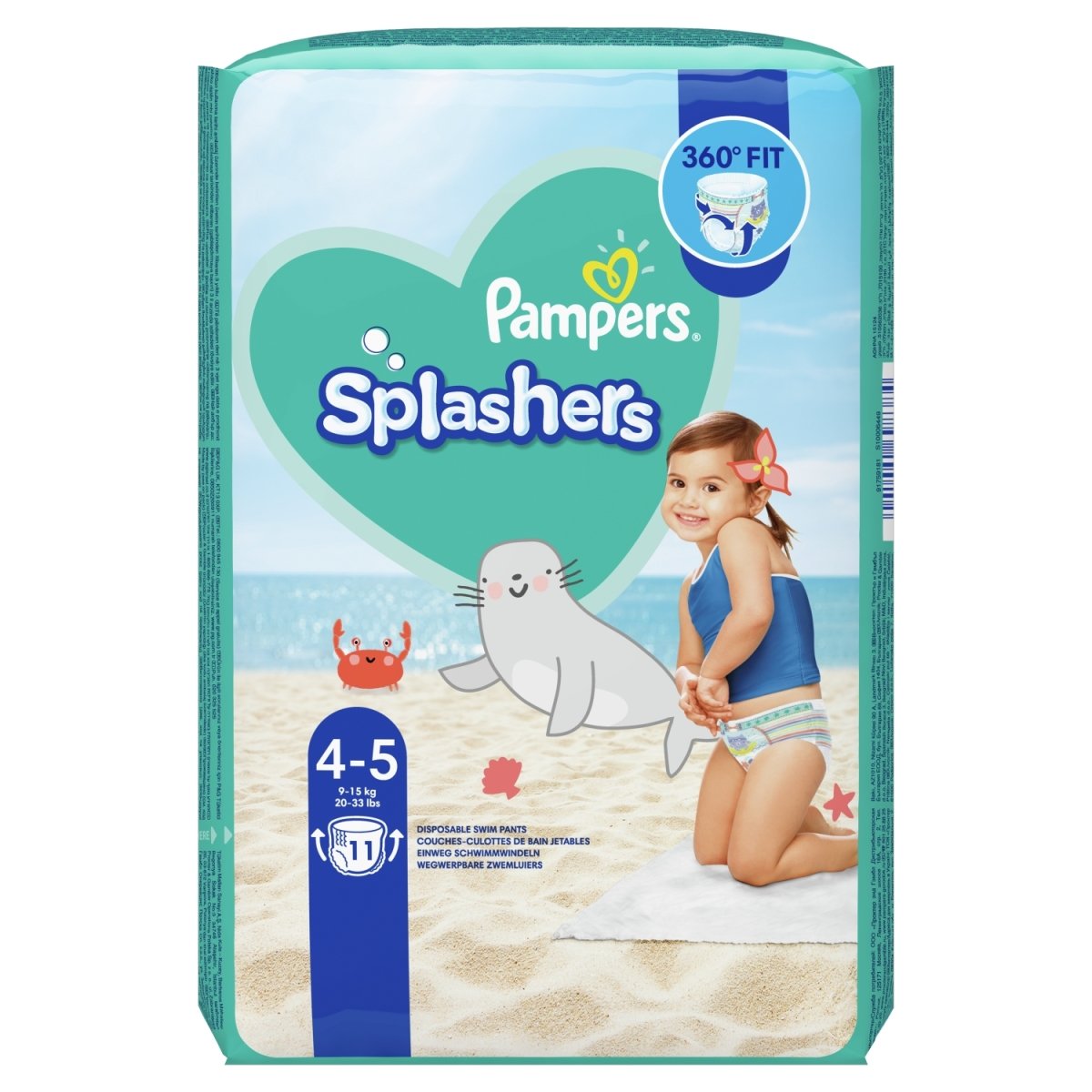 Pampers Splashers Swim Pants S4 Baby Shark