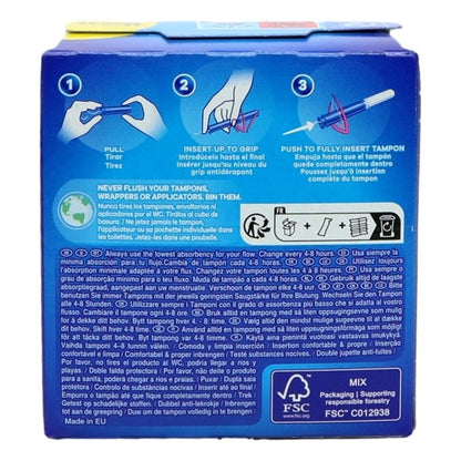 Tampax Compak 18s Regular Tampons