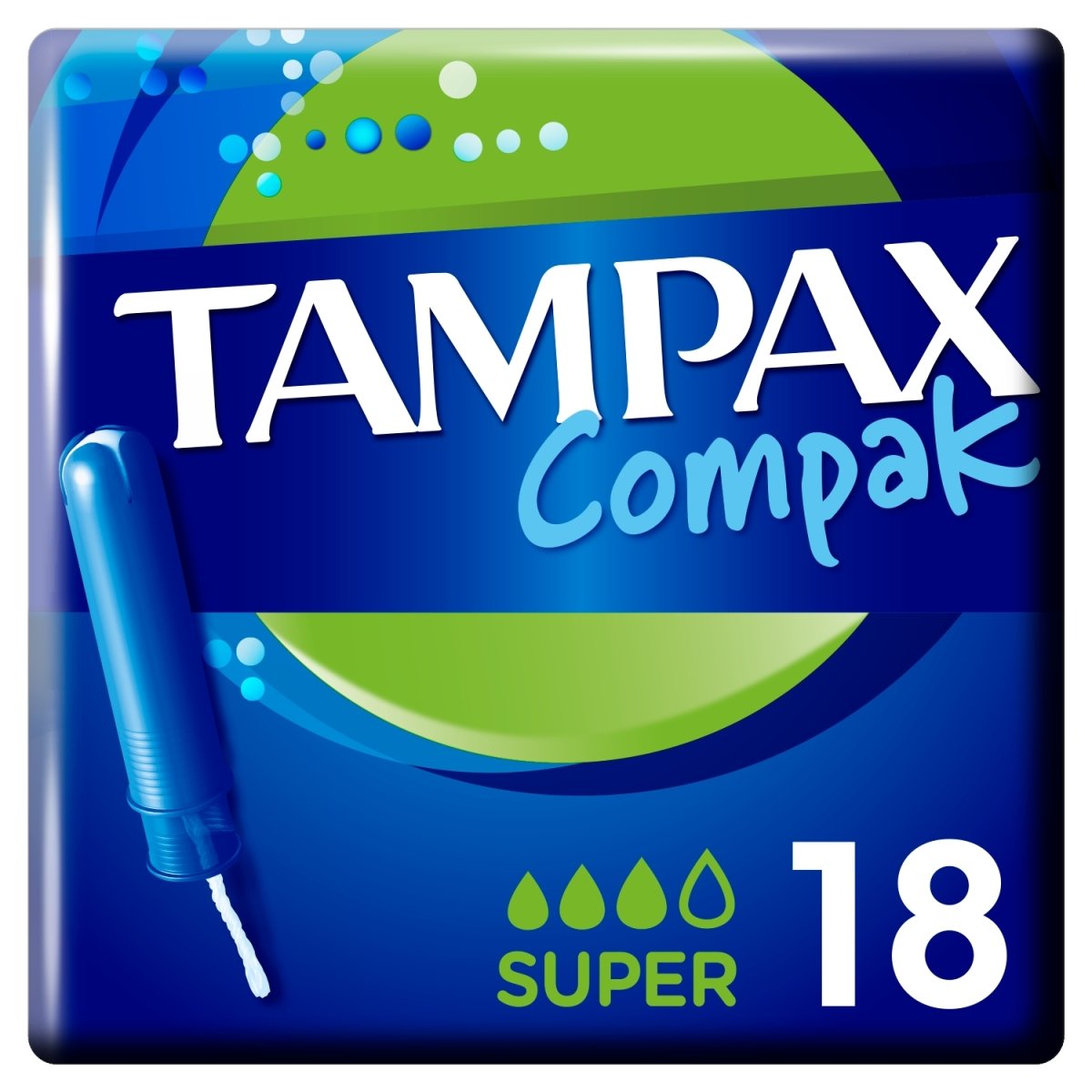 Tampax Compak 18s Super Tampons