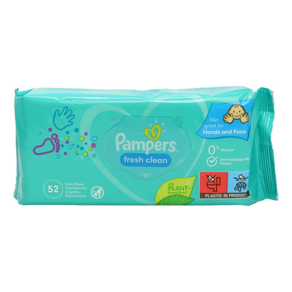 Pampers Baby Wipes 52s Fresh Clean