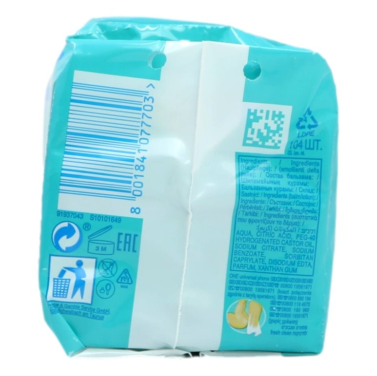 Pampers Baby Wipes 2x52 Fresh Clean - Intamarque - Wholesale 8001841077703