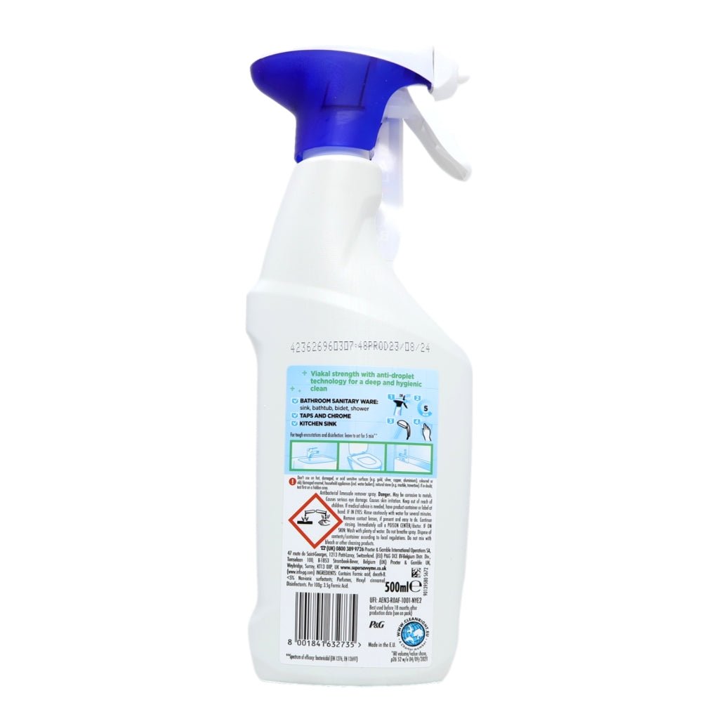 Viakal 3in1 Spray Anti - Bacterial 500ml - Intamarque - Wholesale 8001841632735