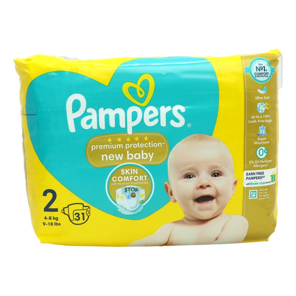 Pampers New Baby Taped Size 2 Carry Pack 31s