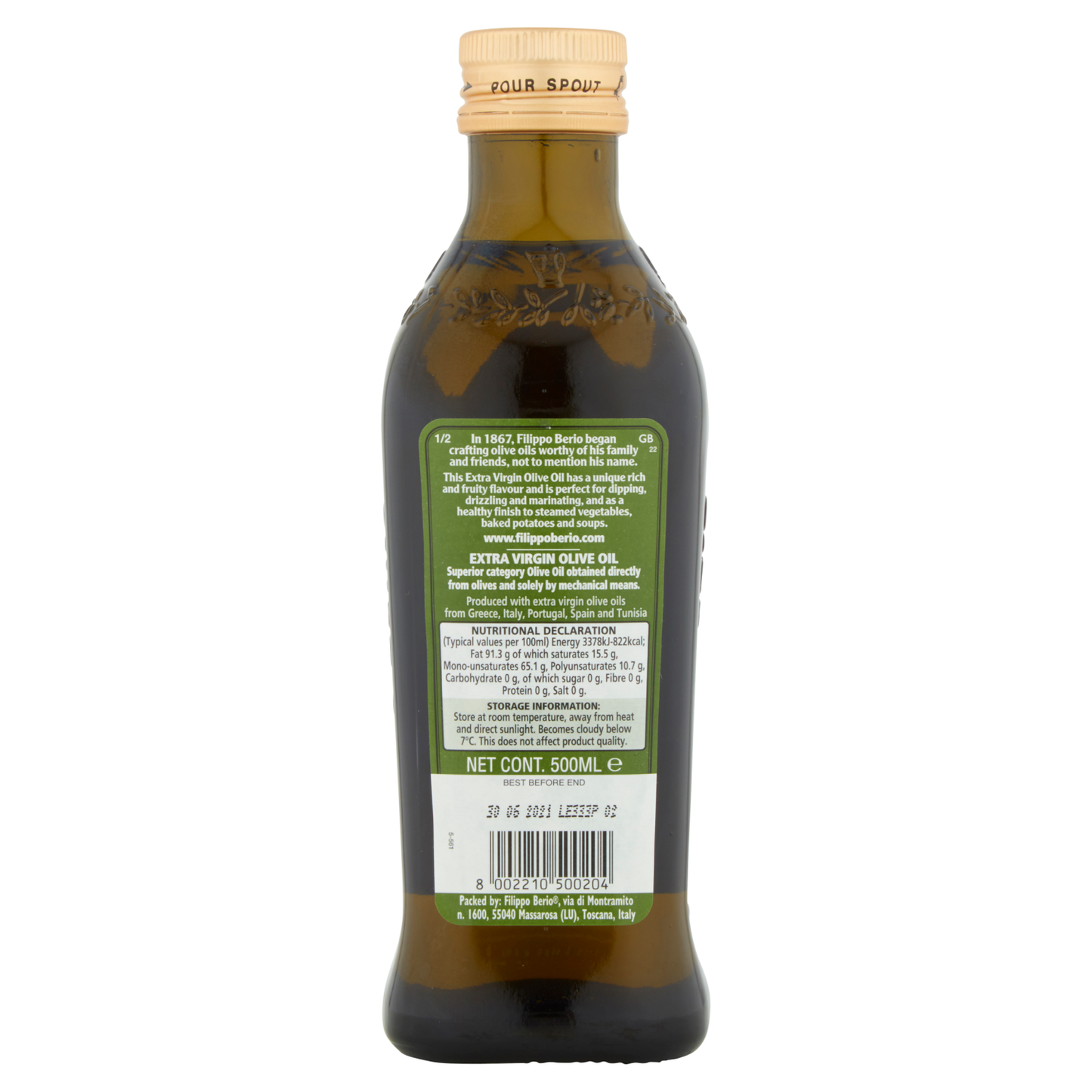 Filippo Berio Extra Virgin Olive Oil