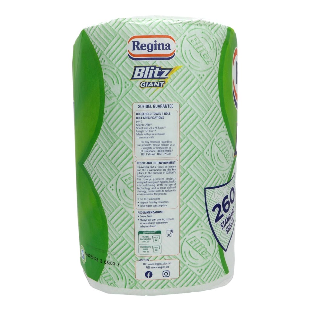 Regina Kitchen Towel Blitz Giant 260 sheets