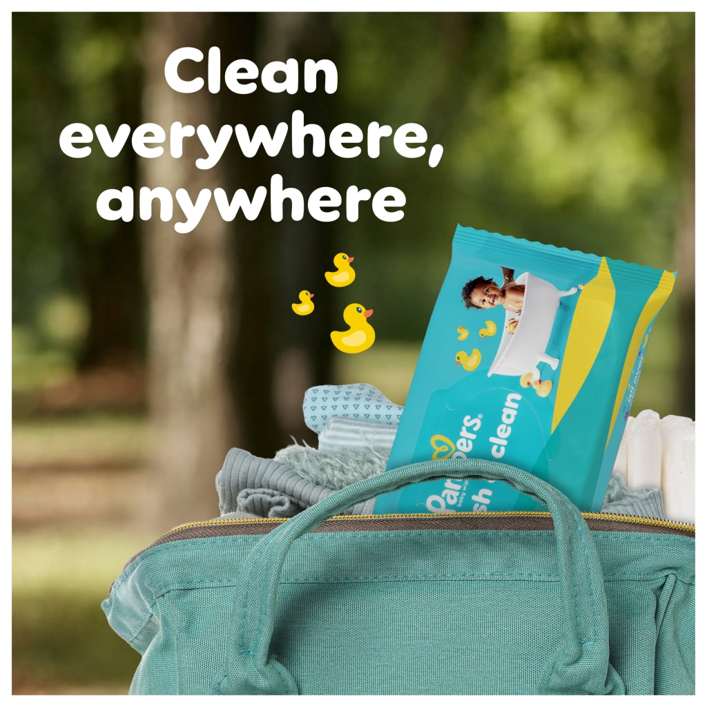 Pampers Baby Wipes 4pk Fresh and Clean Plastic Free