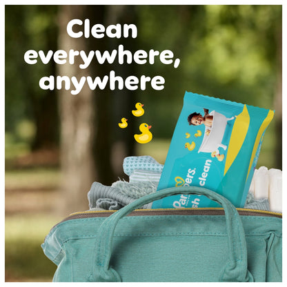Pampers Baby Wipes 4pk Fresh and Clean Plastic Free