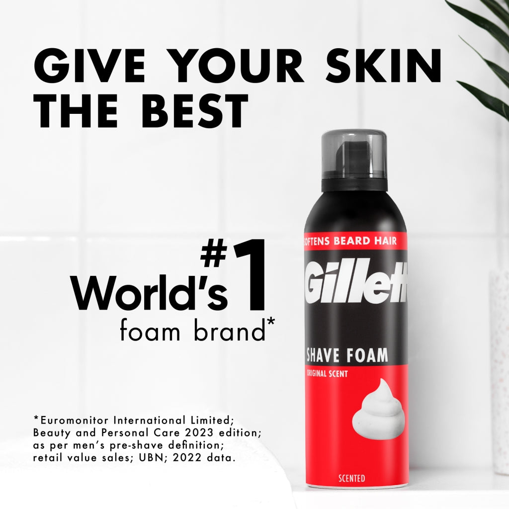 Gillette Classic Shaving Foam 250ml Regular