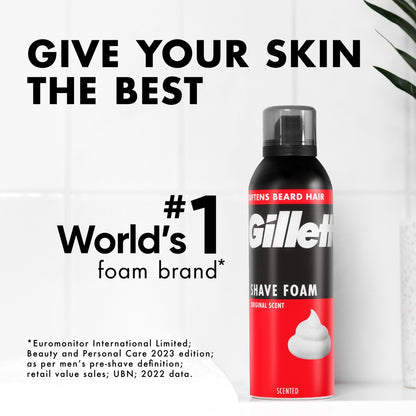 Gillette Classic Shaving Foam 250ml Regular