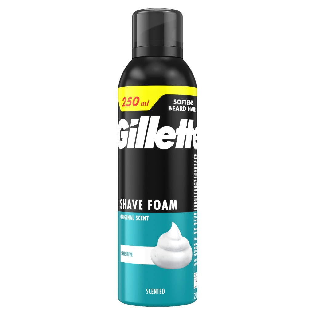 Gillette Classic Shaving Foam 250ml Sensitive Skin