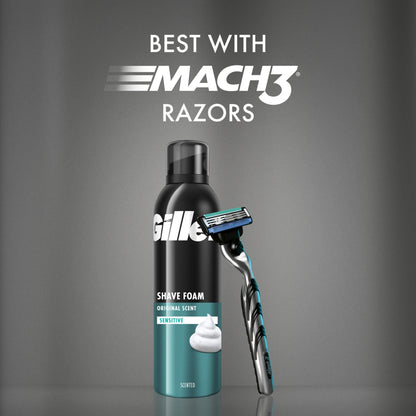 Gillette Classic Shaving Foam 250ml Sensitive Skin
