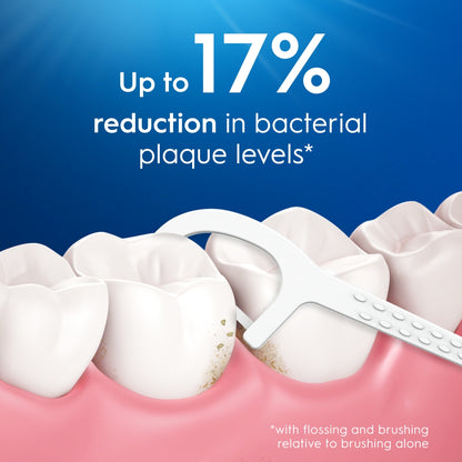 Oral B Essential Floss Picks 75s Easy Clean