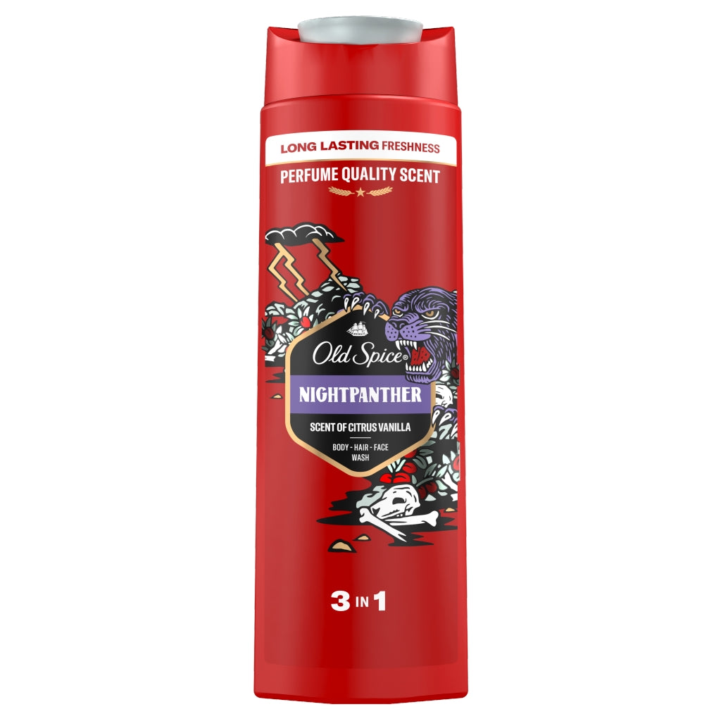 Buy Old Spice Shower Gel 400ml Night Panther online at Intamarque Wholesale – Trusted FMCG distributor