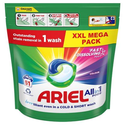 Ariel Colour All-in-1 Pods 51 Wash