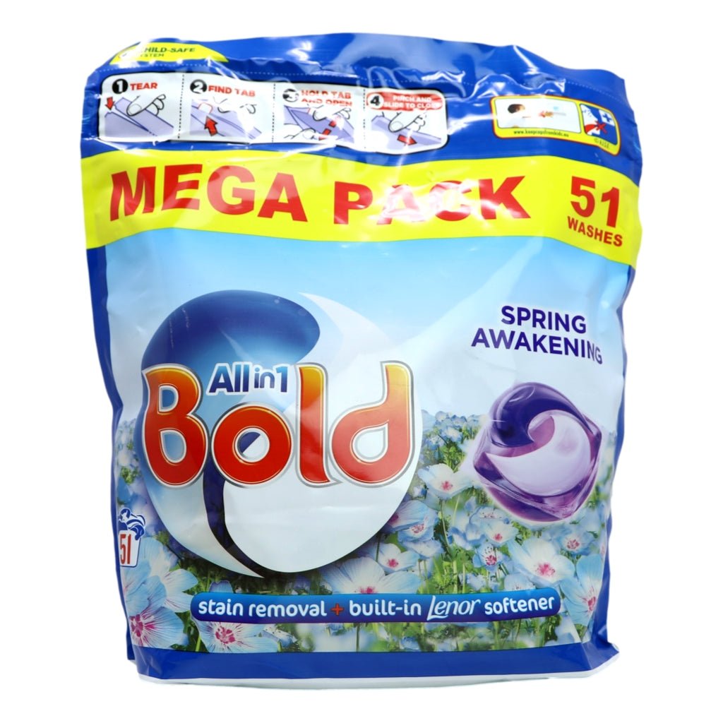 Bold All In 1 Pods Washing Capsules Spring Awakening 51 Washes