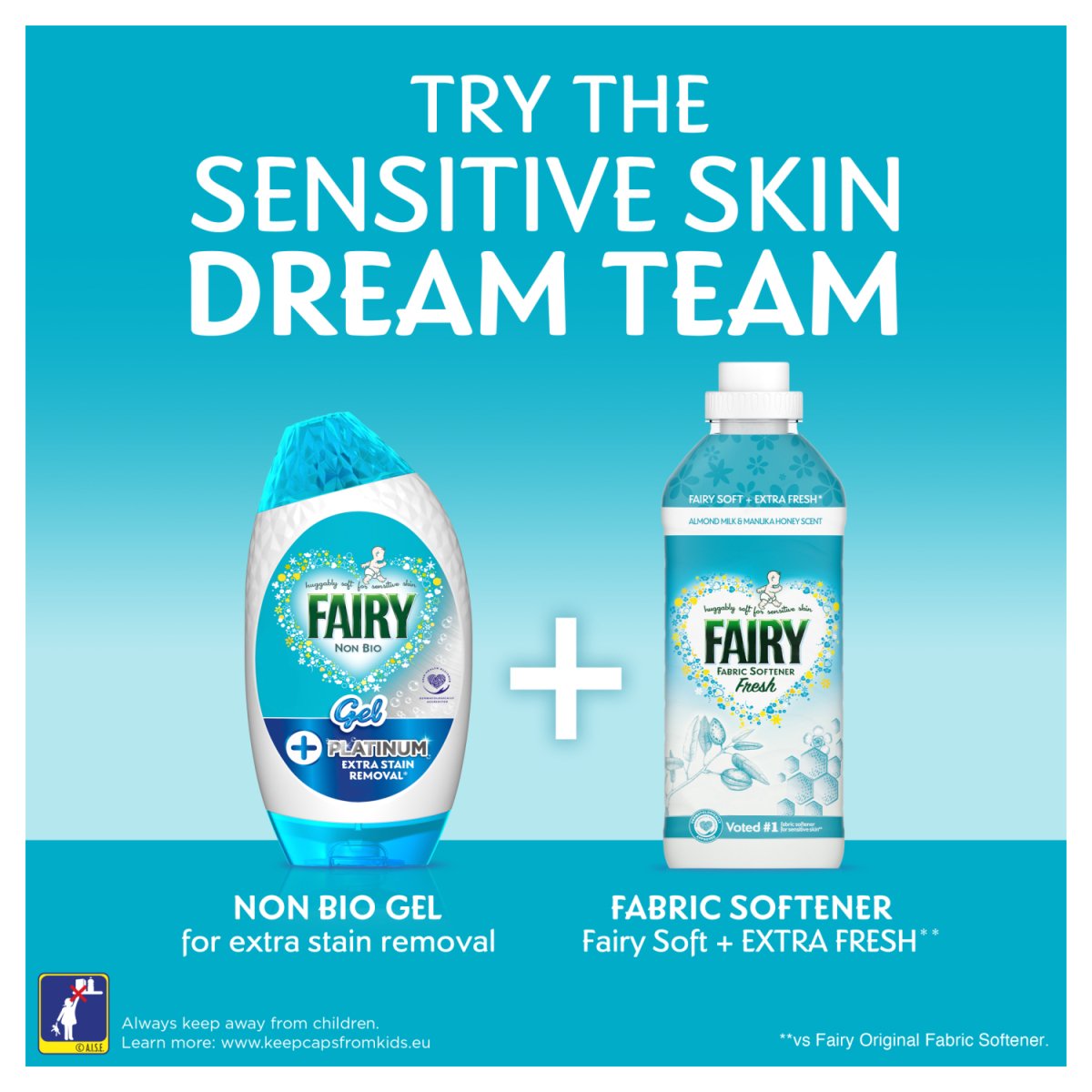 Fairy Stain Remover Pods Washing Capsules For Sensitive Skin 44 washes - Intamarque - Wholesale 8006540928714