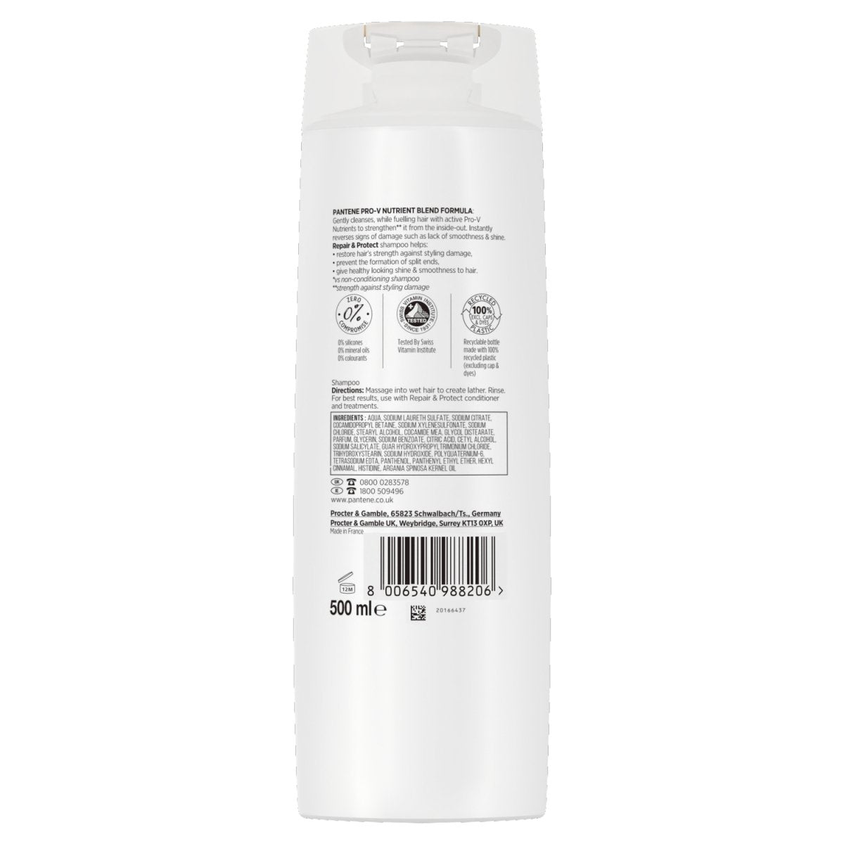 Pantene Shampoo Repair & Protect - Intamarque - Wholesale 8006540988206