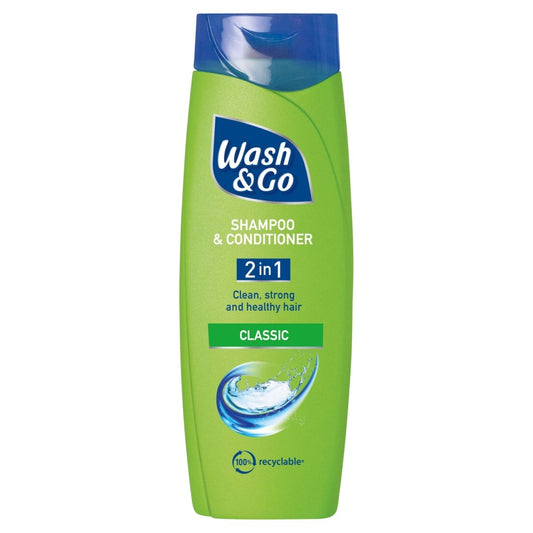 Wash & Go Shampoo 2in1 200ml Classic